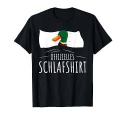 Offizielles Schlafshirt Ente Schlafanzug Enten T-Shirt von Lustige Enten Liebhaber Designs & Geschenke