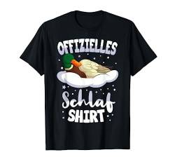 Offizielles Schlafshirt Enten Liebhaber Ente T-Shirt von Lustige Enten Liebhaber Designs & Geschenke
