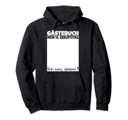 18. Geburtstag Gästebuch Junge Mädchen 18 Jahre Gästeliste Pullover Hoodie von Lustige Gästeliste Gästebuch Shirts Birthday Tees