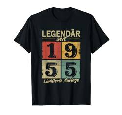 Legendär Seit 1955 Jahrgang 1955 Geburtstag T-Shirt von Lustige Geburtstag Sprüche Motive Geschenkideen