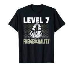 Level 7 Freigeschaltet Zocken 7 Jahre Gamer 7. Geburtstag T-Shirt von Lustige Geburtstags Outfits Damen Herren Kinder