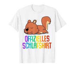 Offizielles Schlafshirt Damen Eichhörnchen Lustige Geschenke T-Shirt von Lustige Geschenke Damen Shirt Fun Lustige T-Shirts