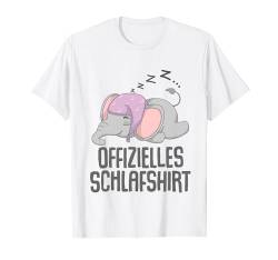 Offizielles Schlafshirt Elefant Lustige Geschenke Elephant T-Shirt von Lustige Geschenke Damen Shirt Fun Lustige T-Shirts