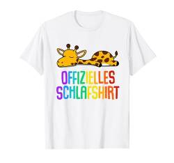 Offizielles Schlafshirt Giraffe Lustige Geschenke Giraffe T-Shirt von Lustige Geschenke Damen Shirt Fun Lustige T-Shirts