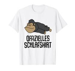 Offizielles Schlafshirt Herren Affen Lustige Geschenke Affe T-Shirt von Lustige Geschenke Damen Shirt Fun Lustige T-Shirts