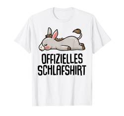 Offizielles Schlafshirt Herren Esel Lustige Geschenke Esel T-Shirt von Lustige Geschenke Damen Shirt Fun Lustige T-Shirts