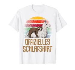 Offizielles Schlafshirt Herren Lama Lustige Geschenke Lama T-Shirt von Lustige Geschenke Damen Shirt Fun Lustige T-Shirts