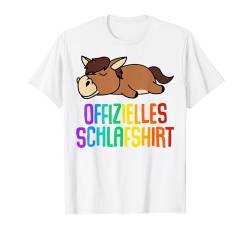Offizielles Schlafshirt Herren Pferd Lustige Geschenke Ross T-Shirt von Lustige Geschenke Damen Shirt Fun Lustige T-Shirts
