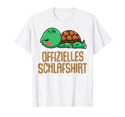 Offizielles Schlafshirt Herren Schildkröte Lustige Geschenke T-Shirt von Lustige Geschenke Damen Shirt Fun Lustige T-Shirts