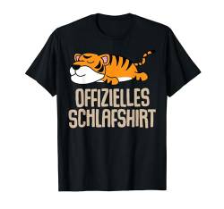 Offizielles Schlafshirt Herren Tiger Lustige Geschenke Tiger T-Shirt von Lustige Geschenke Damen Shirt Fun Lustige T-Shirts