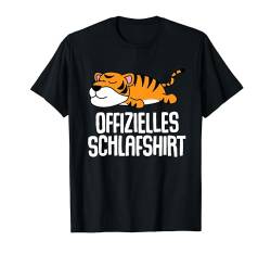 Offizielles Schlafshirt Herren Tiger Lustige Geschenke Tiger T-Shirt von Lustige Geschenke Damen Shirt Fun Lustige T-Shirts