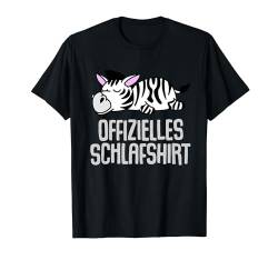 Offizielles Schlafshirt Herren Zebra Lustige Geschenke Zebra T-Shirt von Lustige Geschenke Damen Shirt Fun Lustige T-Shirts