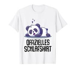 Offizielles Schlafshirt Pandabär Lustige Geschenke Panda Bär T-Shirt von Lustige Geschenke Damen Shirt Fun Lustige T-Shirts