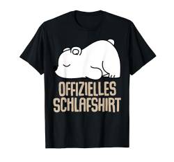 Offizielles Schlafshirt Polar Bär Lustige Geschenke Polarbär T-Shirt von Lustige Geschenke Damen Shirt Fun Lustige T-Shirts