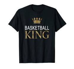 Basketball King Sport T-Shirt Trikot Geschenk Herren Lustig T-Shirt von Lustige Geschenke Für Kinder und Erwachsene