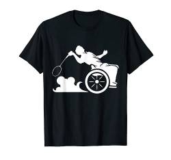 Rollstuhl Tennis Geschenk - Rollstuhlfahrer Sport T-Shirt von Lustige Geschenke für Rollstuhlfahrer im Rollstuhl