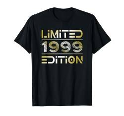 1999 Mann Frau 25. Geburtstag Limited Edition 25 T-Shirt von Lustige Geschenke zum 25. Geburtstag 1999