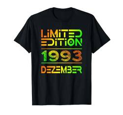 Dezember 1993 Mann Frau 31. Geburtstag Limited Edition T-Shirt von Lustige Geschenke zum 31. Geburtstag 1993