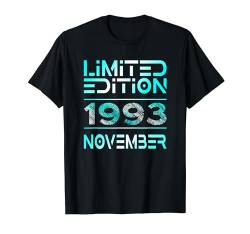 November 1993 Mann Frau 31. Geburtstag Limited Edition T-Shirt von Lustige Geschenke zum 31. Geburtstag 1993