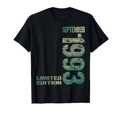 September 1993 Mann Frau 31. Geburtstag Limited Edition T-Shirt von Lustige Geschenke zum 31. Geburtstag 1993