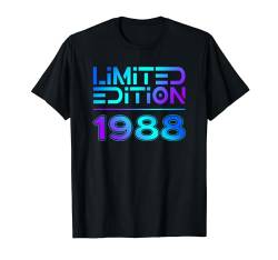 1988 Mann Frau 36. Geburtstag Limited Edition 36 T-Shirt von Lustige Geschenke zum 36. Geburtstag 1988