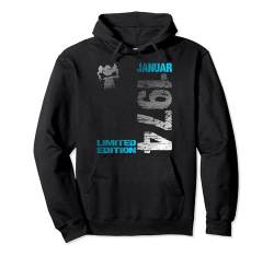 Januar 1974 Mann Frau 50. Geburtstag Limited Edition Pullover Hoodie von Lustige Geschenke zum 50. Geburtstag 1974