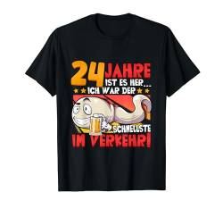 24 Jahre ist es her... 24 Geburtstag T-Shirt von Lustige Geschenke zum Geburtstag für Männer