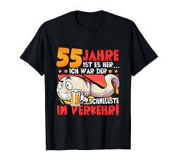 55 Jahre ist es her... 55 Geburtstag T-Shirt von Lustige Geschenke zum Geburtstag für Männer