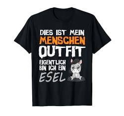 Esel Halloween Kostüm T-Shirt von Lustige Halloween Sprüche