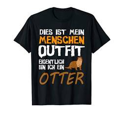 Otter Halloween Kostüm T-Shirt von Lustige Halloween Sprüche