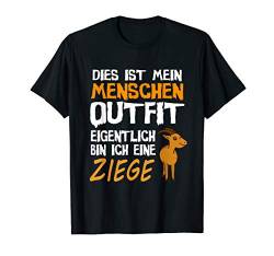 Ziege Halloween Kostüm T-Shirt von Lustige Halloween Sprüche