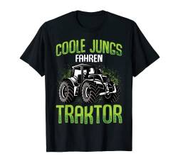 Coole Jungs fahren Traktor Trecker Junge Kinder T-Shirt von Lustige Landwirtschaft & Traktor Geschenke