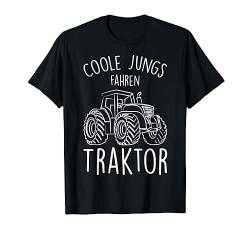 Coole Jungs fahren Traktor Trecker Junge T-Shirt von Lustige Landwirtschaft & Traktor Geschenke