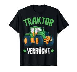Traktor Verrückt Trecker Kinder Jungen Jungs T-Shirt von Lustige Landwirtschaft & Traktor Geschenke