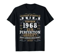 Geburtstags Design Legenden wurden im Juli 1968 geboren T-Shirt von Lustige Legendäre Geburtstags Designs