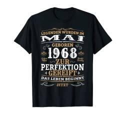 Geburtstags Design Legenden wurden im Mai 1968 geboren T-Shirt von Lustige Legendäre Geburtstags Designs