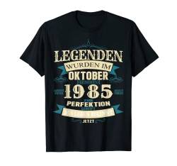 Geburtstags Design Legenden wurden im Oktober 1985 geboren T-Shirt von Lustige Legendäre Geburtstags Designs