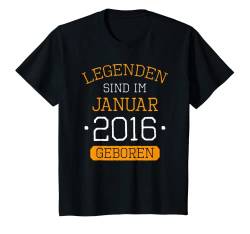 Kinder Legenden Sind Im Januar 2016 Geboren Geburtstag Jahrgang T-Shirt von Lustige Legendäre Geburtstags Vintage Januar