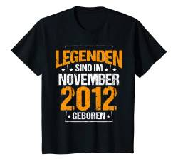 Kinder Legenden Sind Im November 2012 Geboren Geburtstag Jahrgang T-Shirt von Lustige Legendäre Geburtstags Vintage November