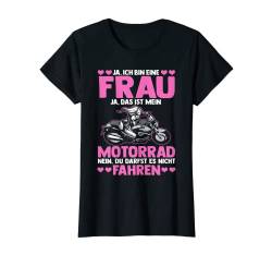 Biker Motorradfahrer Motorrad Damen Biker Motiv T-Shirt von Lustige Motorrad Shirts Herren & Biker Geschenke