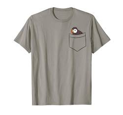 Papageientaucher In Der Tasche Seevogel Papagei T-Shirt von Lustige Papageientaucher Vogel Geschenke