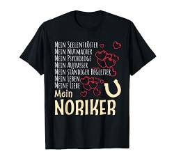 Damen Pferdespruch Reiterin Geschenk Noriker Pferde T-Shirt von Lustige Pferde Sprüche Kleidung