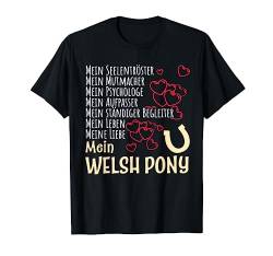 Damen Pferdespruch Reiterin Geschenk Welsh Pony Pferde T-Shirt von Lustige Pferde Sprüche Kleidung