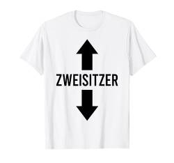 Zweisitzer Shirt Two-Seater Shirt Zweisitzer T-Shirt von Lustige Sprüche Kollektion by DT