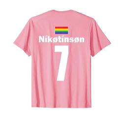 Isländische Namen auf Party Trikot Fußball Island Mallorca T-Shirt von Lustige Sprüche auf Island Trikots für Malle Party