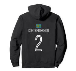 Schwedische Namen Sauf und Party Trikot Fußball Pullover Hoodie von Lustige Sprüche auf Schweden Trikots für Ibiza