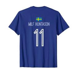 Schwedische Namen Sauf und Party Trikot Fußball T-Shirt von Lustige Sprüche auf Schweden Trikots für Ibiza