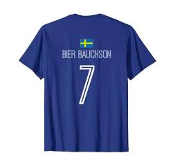 Schwedische Namen Sauf und Party Trikot Fußball T-Shirt von Lustige Sprüche auf Schweden Trikots für Ibiza