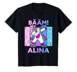 Kinder Bääm! Ich Bin Alina Name Vorname Geburtstag T-Shirt von Lustige Sprüche & Geschenke