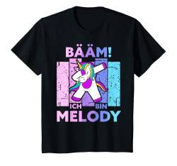 Kinder Bääm! Ich Bin Melody Name Vorname Geburtstag T-Shirt von Lustige Sprüche & Geschenke